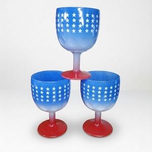 Pint Glasses 16oz Vintage USA American Flag Beer Goblets Drinking Iced Tea Water